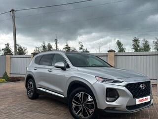 2019 Hyundai Santa Fe IV, серый, 3180000 рублей, вид 5
