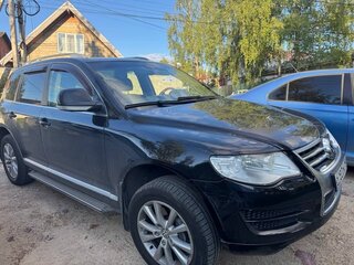 2007 Volkswagen Touareg I Рестайлинг, чёрный, 1000000 рублей, вид 4