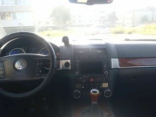 2004 Volkswagen Touareg I, чёрный, 900000 рублей, вид 5