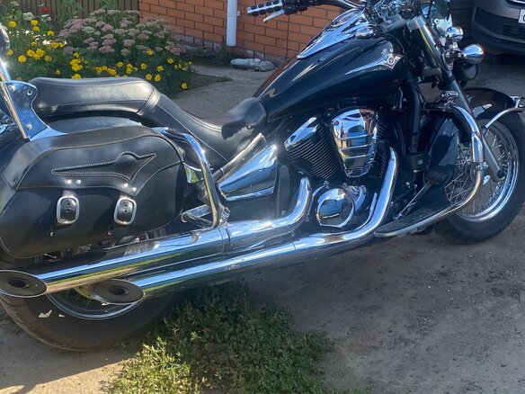 2012 Kawasaki VN900 Vulcan, чёрный, 700000 рублей - вид 2