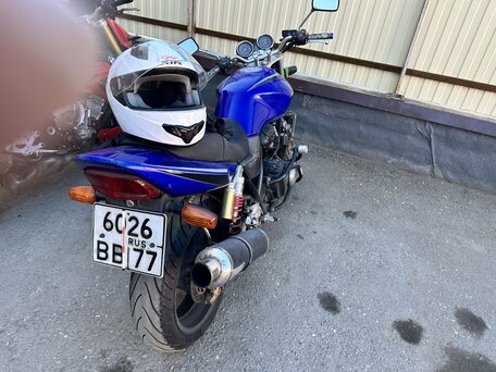 2002 Honda CB 400 Super Four, синий, 370000 рублей, вид 2