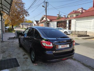 2015 Lada (ВАЗ) Granta I, чёрный, 530000 рублей, вид 4