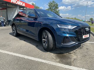 2019 Audi Q8 55 TFSI I (4M), зелёный, 6000000 рублей, вид 3