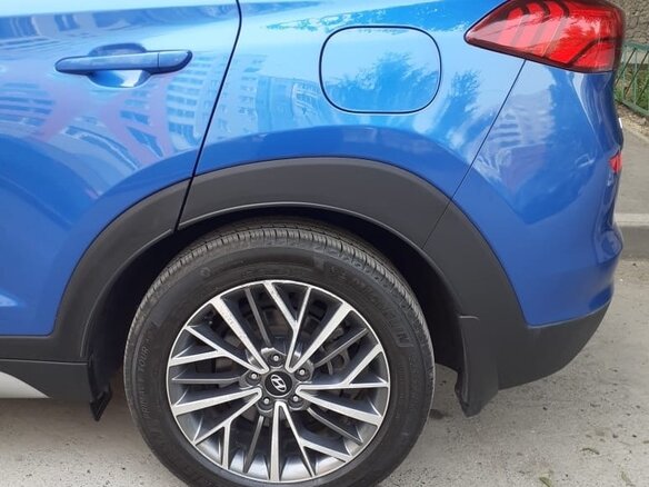 2020 Hyundai Tucson III Рестайлинг, синий, 2800000 рублей - вид 9