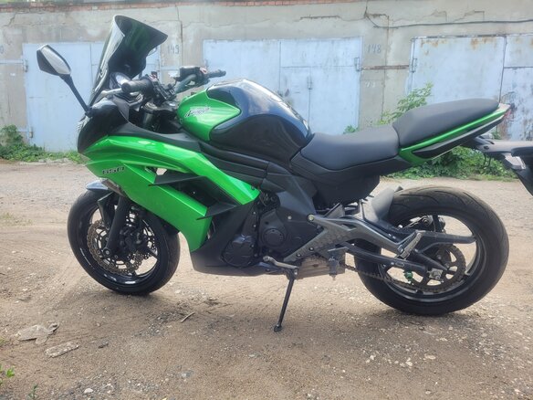 2013 Kawasaki Ninja 650, зелёный, 445000 рублей - вид 3
