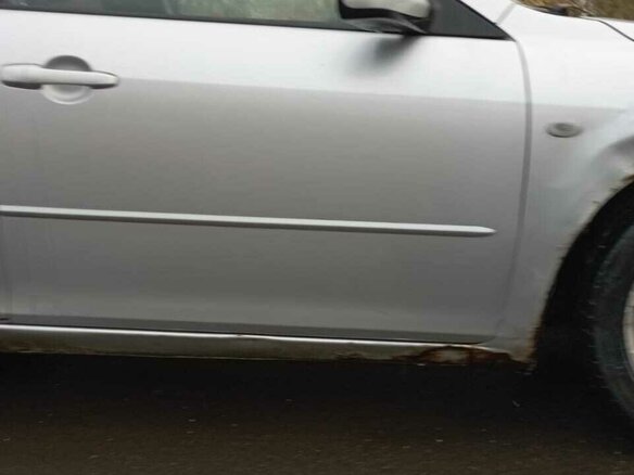 2007 Mazda 6 I (GG) Рестайлинг, серебристый, 330000 рублей - вид 6