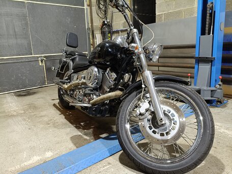2004 Yamaha XVS400 Drag Star, чёрный, 380000 рублей, вид 1