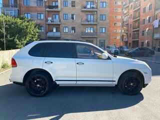2008 Porsche Cayenne S I Рестайлинг (957), белый, 850000 рублей, вид 4
