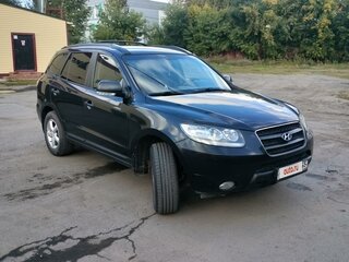 2008 Hyundai Santa Fe II, чёрный, 1285000 рублей, вид 3