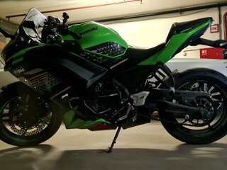 2020 Kawasaki Ninja 650, зелёный, 845000 рублей, вид 3