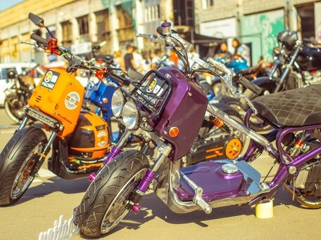2014 Honda Zoomer, фиолетовый, 500000 рублей, вид 5