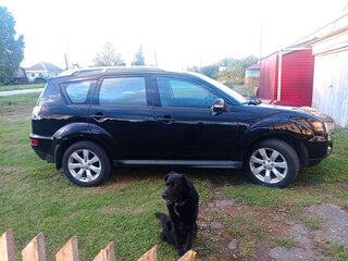 2010 Mitsubishi Outlander II Рестайлинг, чёрный, 990000 рублей, вид 3