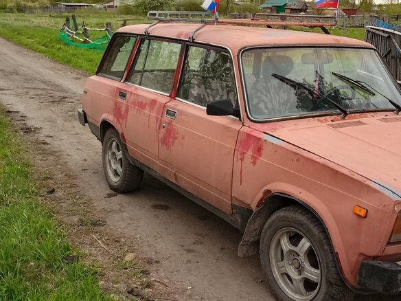 1995 Lada (ВАЗ) 2104 4-speed, красный, 100000 рублей - вид 7