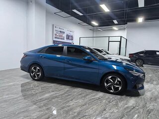 2022 Hyundai Elantra VII (CN7), синий, 1350000 рублей, вид 4