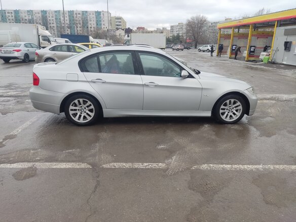 2007 BMW 3 серии 320i V (E90/E91/E92/E93), серебристый, 920000 рублей - вид 3