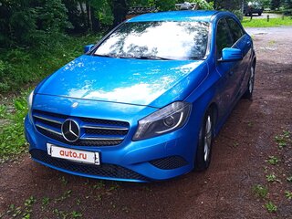 2013 Mercedes-Benz A-Класс 180 III (W176), голубой, 1250000 рублей, вид 4