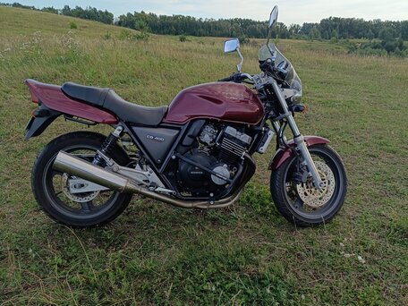 1995 Honda CB 400 Super Four, красный, 250000 рублей, вид 4