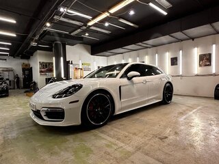 2021 Porsche Panamera 4S Sport Turismo II Рестайлинг, белый, 12000000 рублей, вид 1