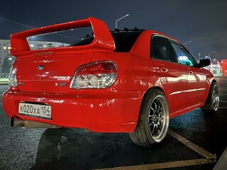 2002 Subaru Impreza WRX II Рестайлинг 1, красный, 875000 рублей, вид 2