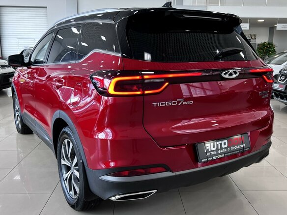 2021 Chery Tiggo 7 Pro I, красный, 1640000 рублей - вид 7