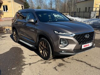 2019 Hyundai Santa Fe IV, бежевый, 3160000 рублей, вид 3