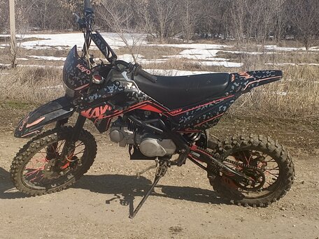 2021 Kayo Basic TT125, красный, 60000 рублей, вид 3