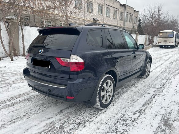 2008 BMW X3 30d I (E83) Рестайлинг, синий, 1500000 рублей - вид 11