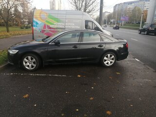 2014 Audi A6 IV (C7), чёрный, 1350000 рублей, вид 2