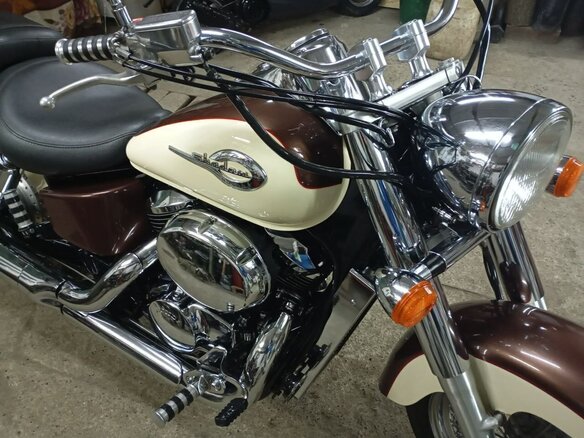 1996 Honda Shadow 750, коричневый, 560000 рублей - вид 7