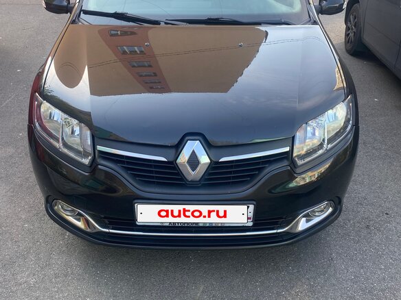 2015 Renault Logan II, чёрный