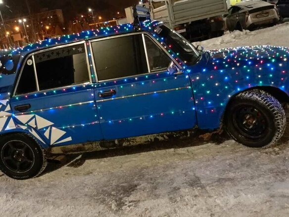 1994 Lada (ВАЗ) 2106, синий, 150000 рублей - вид 3