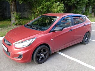 2011 Hyundai Solaris I, красный, 560000 рублей, вид 1