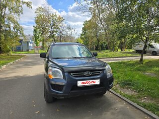 2009 Kia Sportage II Рестайлинг, синий, 1100000 рублей, вид 2