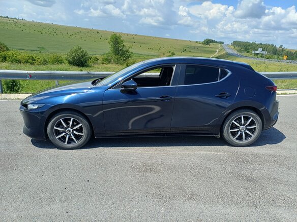 2021 Mazda 3 IV (BP), синий, 1680000 рублей - вид 9