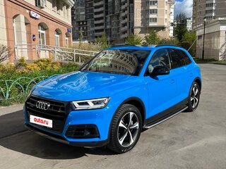 2019 Audi Q5 II (FY), голубой, 4590000 рублей, вид 1