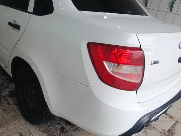 2014 Lada (ВАЗ) Granta I, белый, 530000 рублей - вид 6
