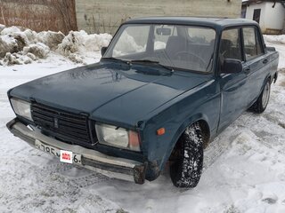 2004 Lada (ВАЗ) 2107, синий, 100000 рублей, вид 2