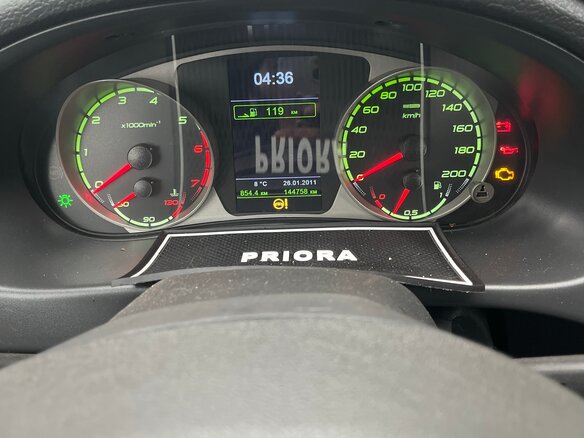 2012 Lada (ВАЗ) Priora I, зелёный, 350000 рублей - вид 4