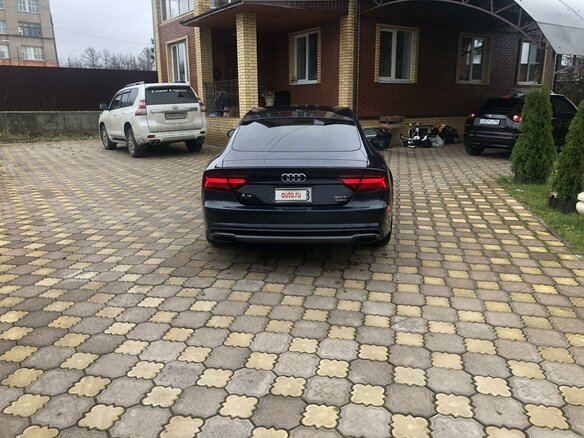 2016 Audi A7 I (4G) Рестайлинг, синий, 3150000 рублей - вид 8