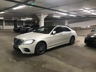 2019 Mercedes-Benz S-Класс 350 d Long VI (W222, C217) Рестайлинг, белый, 9850000 рублей, вид 1