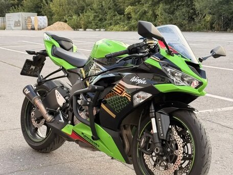 2020 Kawasaki ZX-6 Ninja, зелёный, 1193000 рублей, вид 2