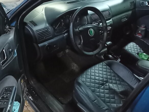 2003 Skoda Octavia I (A4) Рестайлинг, синий, 410000 рублей - вид 9
