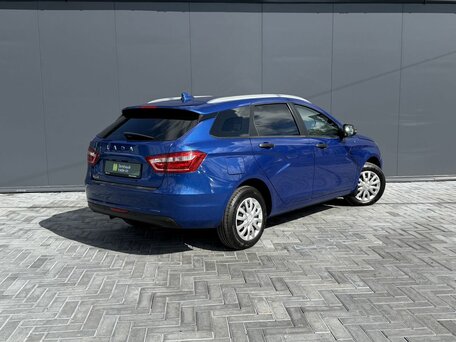2020 Lada (ВАЗ) Vesta SW I, синий, 995000 рублей, вид 2
