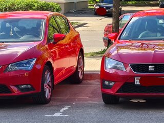 2013 SEAT Leon III, красный, 1130497 рублей, вид 4