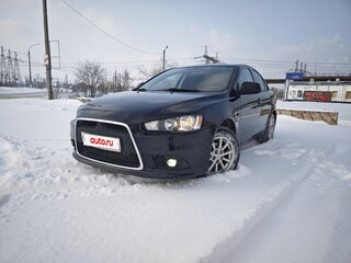 2013 Mitsubishi Lancer X Рестайлинг, чёрный, 750000 рублей, вид 2