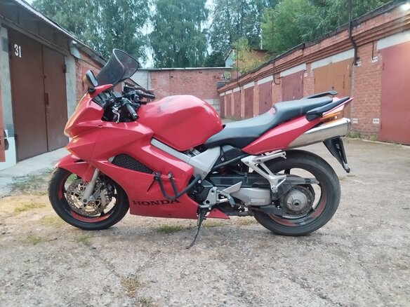 2002 Honda VFR 800, красный, 380000 рублей - вид 1
