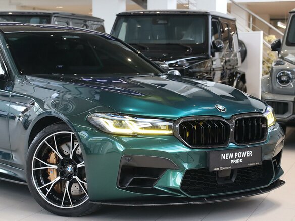 2022 BMW M5 Competition VI (F90) Рестайлинг, зелёный, 9000000 рублей - вид 5