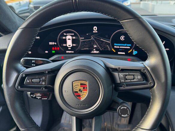 2021 Porsche Taycan 4S Cross Turismo I, зелёный - вид 11