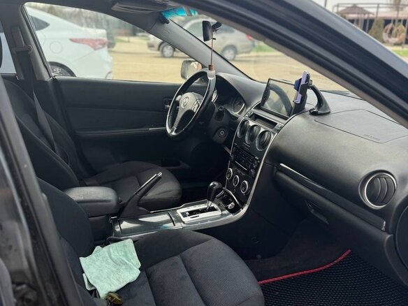 2006 Mazda 6 I (GG) Рестайлинг, чёрный, 520000 рублей - вид 7