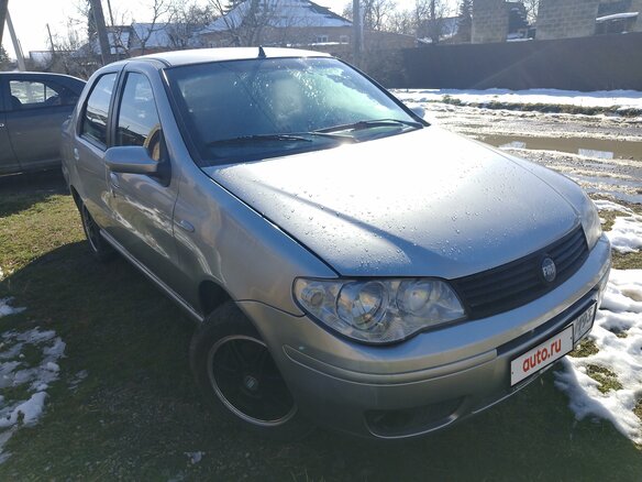 2007 Fiat Albea I Рестайлинг, серый, 350000 рублей - вид 1